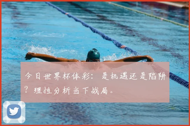 今日世界杯体彩:是机遇还是陷阱?理性分析当下战局。